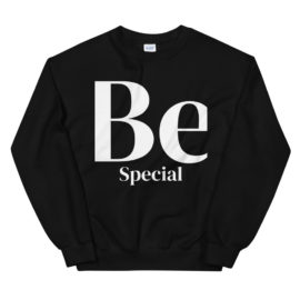 Be Special Black Unisex Sweatshirt